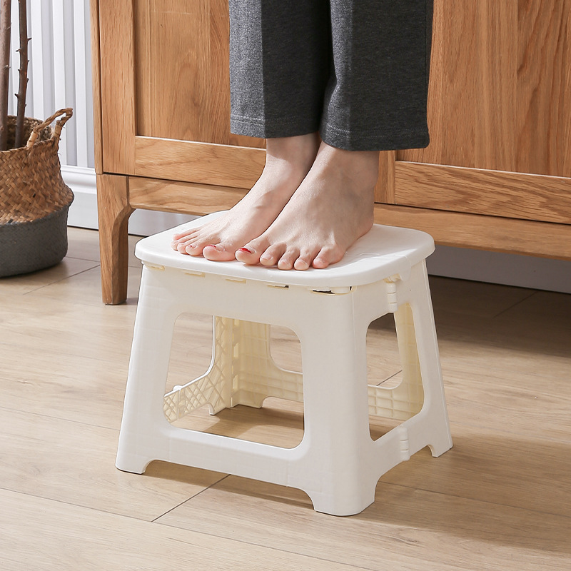 Foldingchair Rabbit Children's folding backrest chair, thickened portable home chair, simple style outdoor stool Specification image