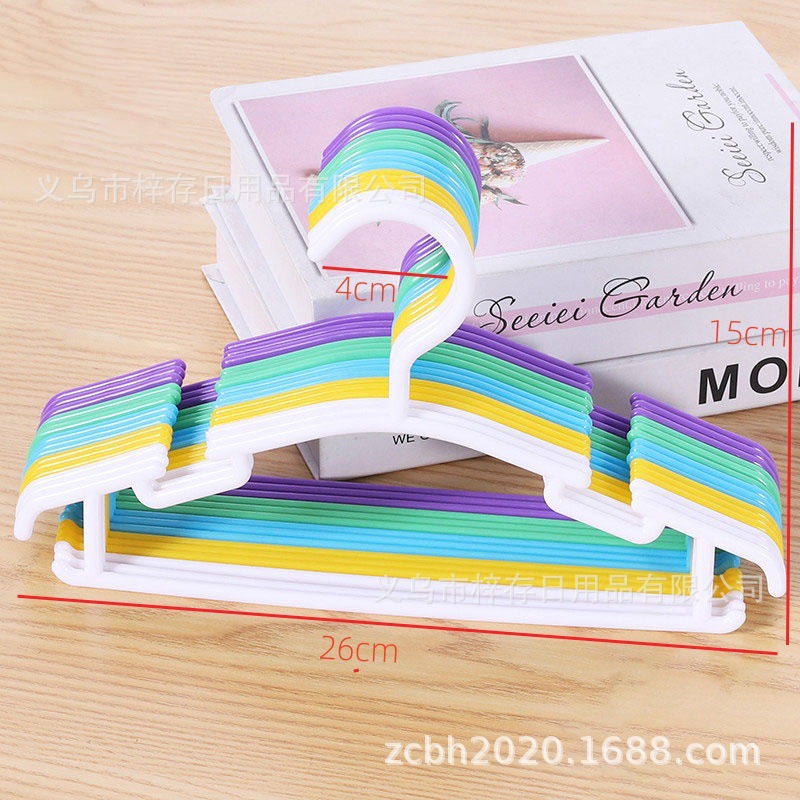 Children's hangers, baby hangers, shopping mall children's clothing store hangers, cute hangers, anti-slip and traceless hangers, clothes hangers details Picture