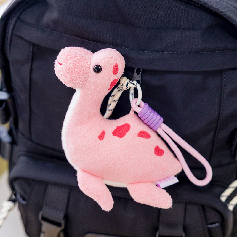 Jurassic Fierce Sweetheart Dinosaur plush pendant, children's birthday gift, Tyrannosaurus rex Triceratops ground promotion gift batch Specification image