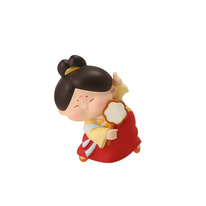 Tang Xiaotang shakes her head, refrigerator stickers, wall stickers, resin handicrafts, Chinese Tang style, Xi 'an gifts and souvenirs, Tang Lady Item Picture