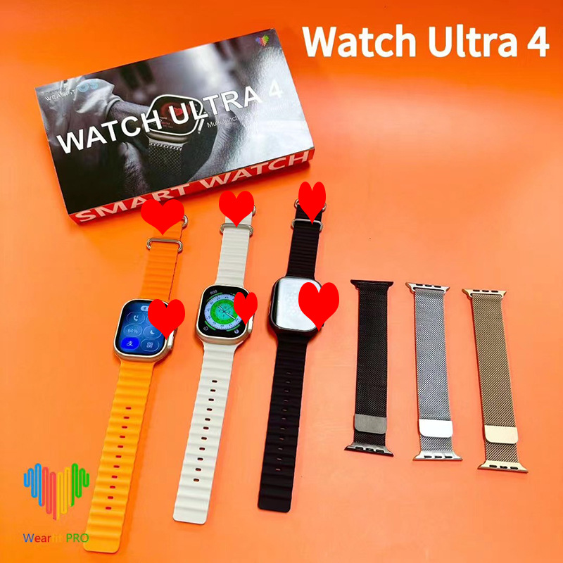 Smartwatch WATCH ULTRA 4 Heart rate detection, answering calls, wireless charging, offline payment, wechat reply