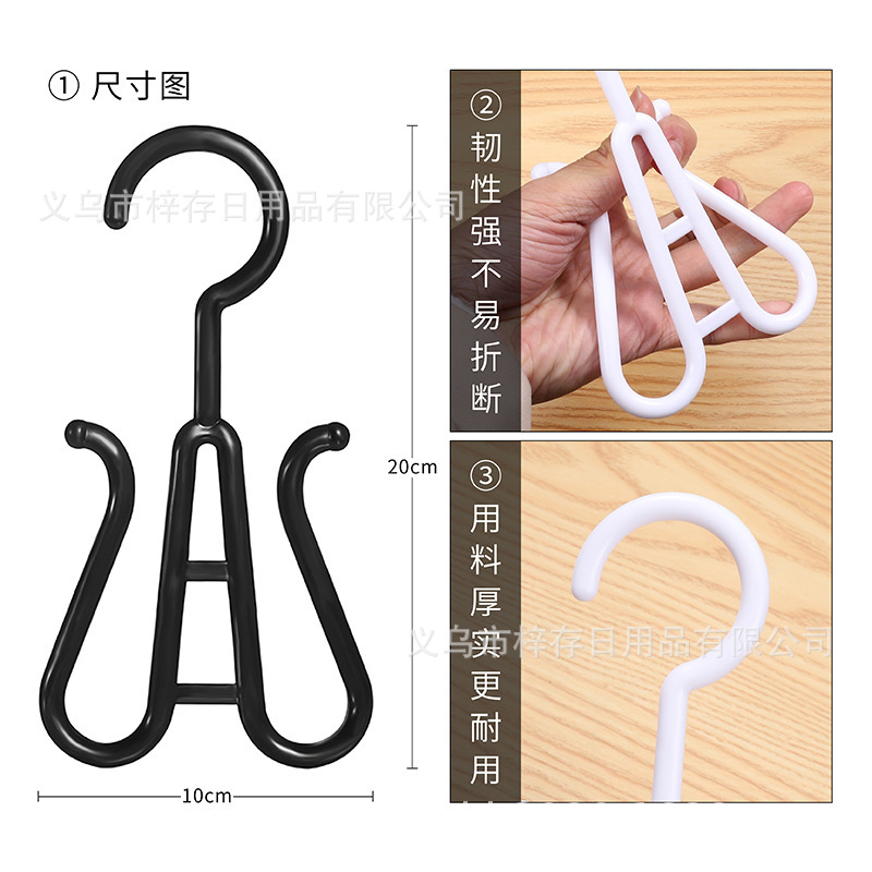 Plastic slipper hooks, supermarkets, shopping malls, household cotton shoes, sandals, flip-flops, fashionable display shoe racks, wholesale slipper racks Specification image