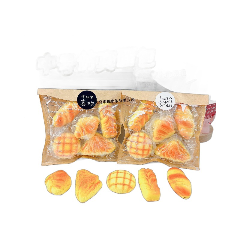 Role-playing simulation food play bread venting tool, slow rebound fake food prop model Item Picture