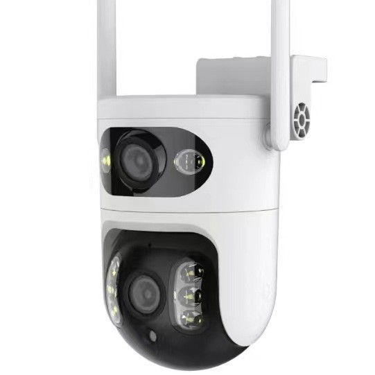 4MP dual-eye 2-inch 4-megapixel gun ball 5GWIFI network monitor camera monitoring dual-lens wireless Item Picture