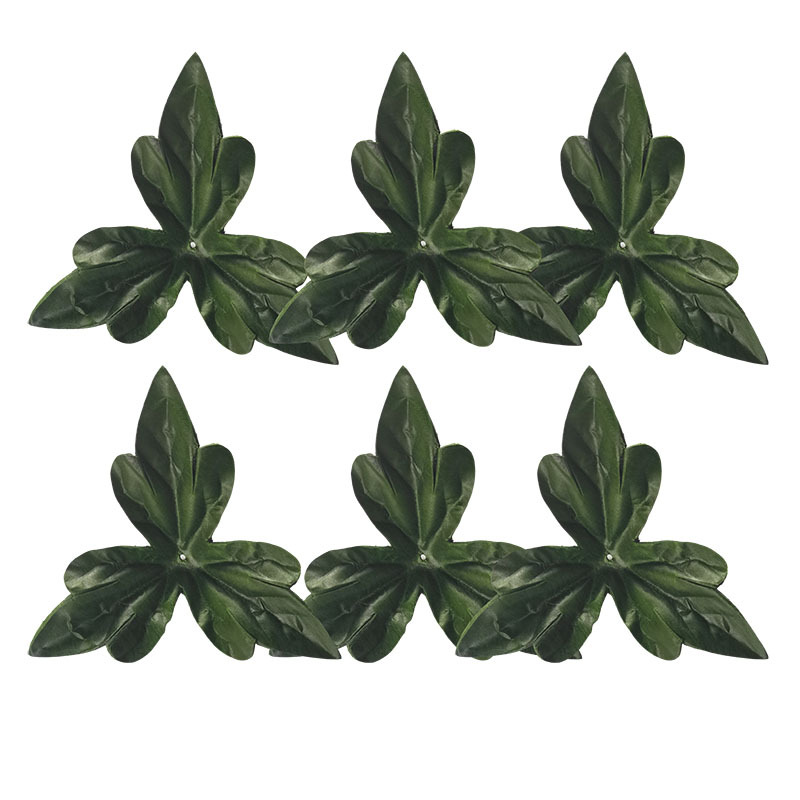 Accessories: Green leaf artificial flower leaf fabric, 13.5cm, peony leaf, office green decoration, artificial flower and artificial leaf decoration details Picture
