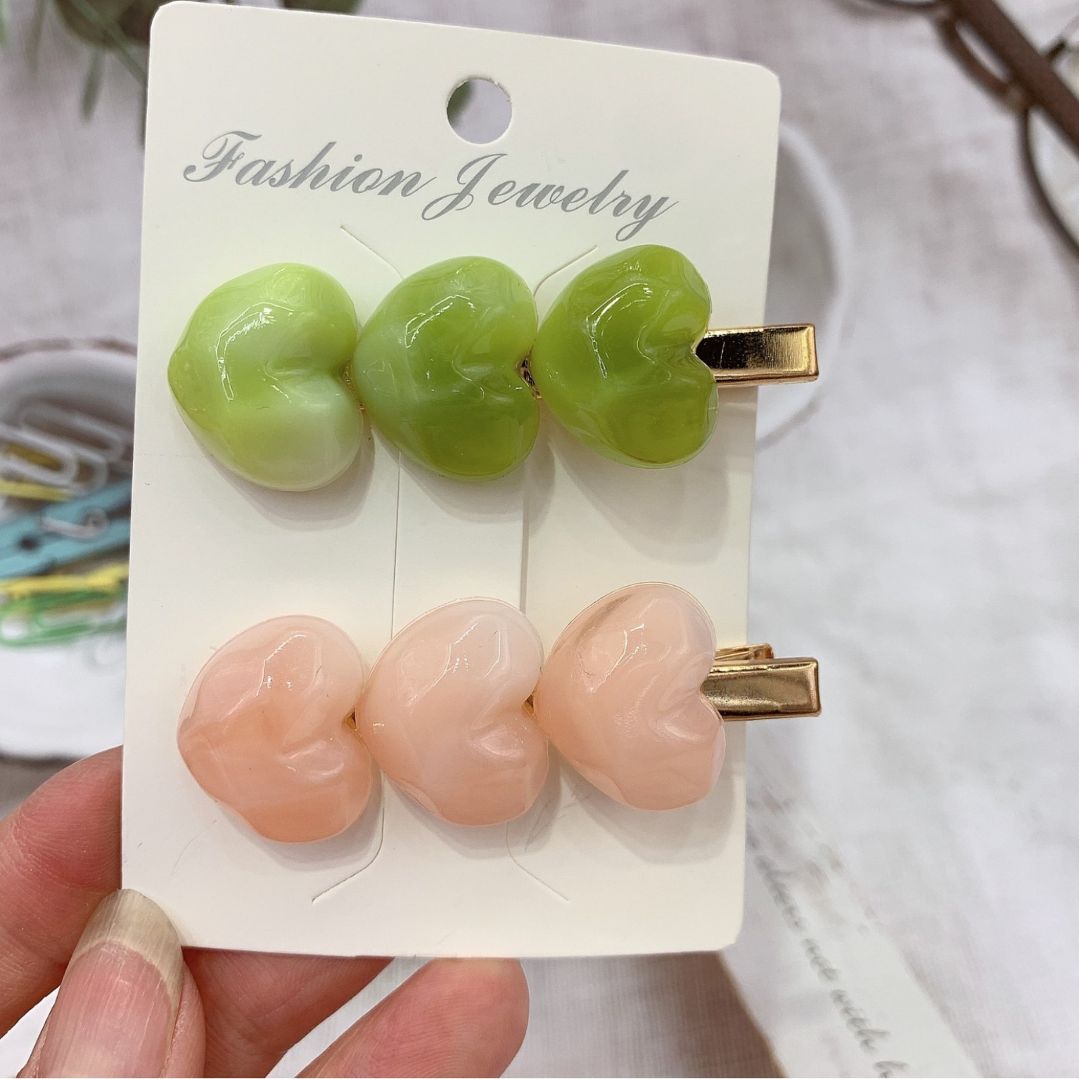 发夹/鲨鱼夹/新年红色发夹/鸭嘴夹/抓夹细节图