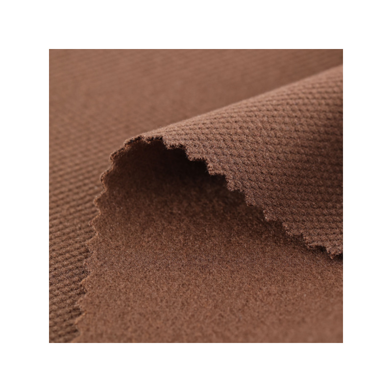 The manufacturer's new starry sky tweed teak 420g autumn and winter TR spandex woolen overcoat fabric Item Picture