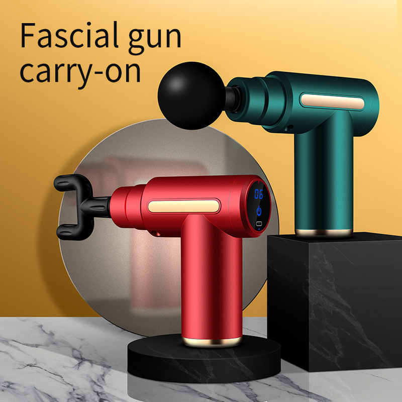 Cross-border fascia gun Muscle Massager mini Neck Membrane Gun Mini Small Muscle membrane Gun Instrument Electric Massage and Relaxation C72
