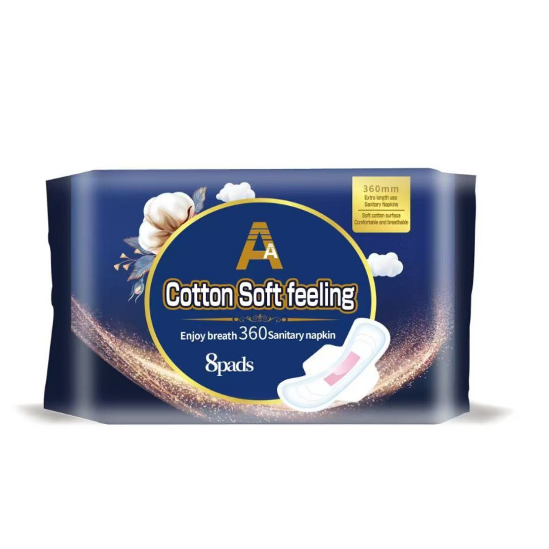 卫生巾/卫生棉/姨妈裤/卫生巾护垫/女生用品白底实物图