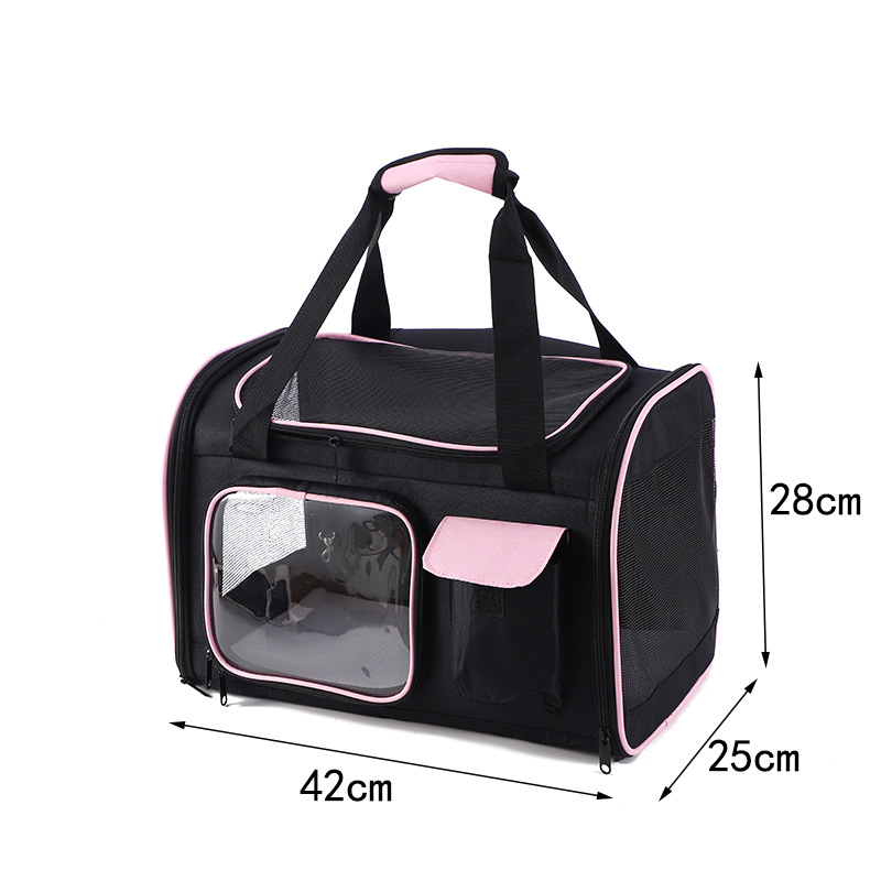 宠物包/大猫背包/便携式猫猫包/宠物拉杆包/便携猫包白底实物图