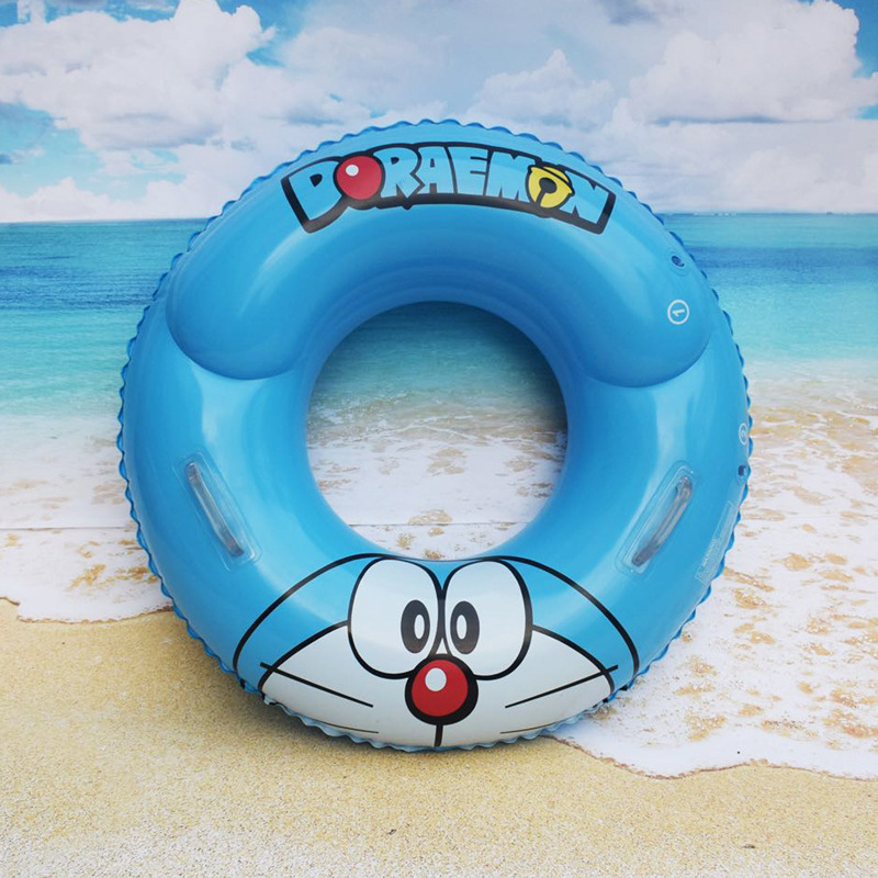 New dual-airbag thickened handlebar swimming ring, adult enlarged and thickened armpit life buoy float, PVC inflatable swimming ring Application Scenario
