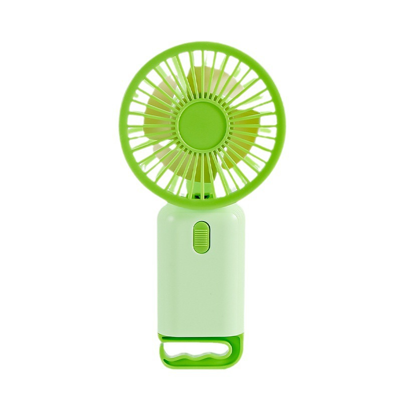 Simple and portable light sound handheld mini fan, fresh desktop fan, USB charging small fan Item Picture