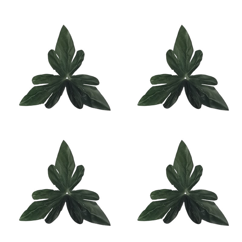 立体纹理还原真叶触感不褪色耐撕裂仿真牡丹叶仿生花卉产品图