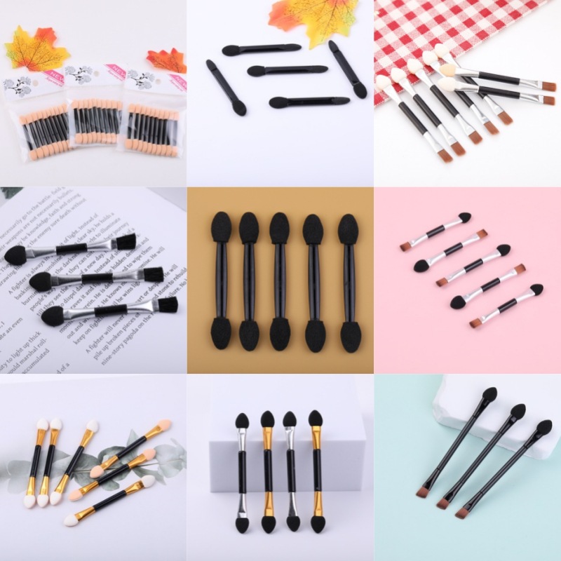 眼影棒多款多功能双头涂抹均匀一次性迷你长杆新手易上手美妆工具产品图