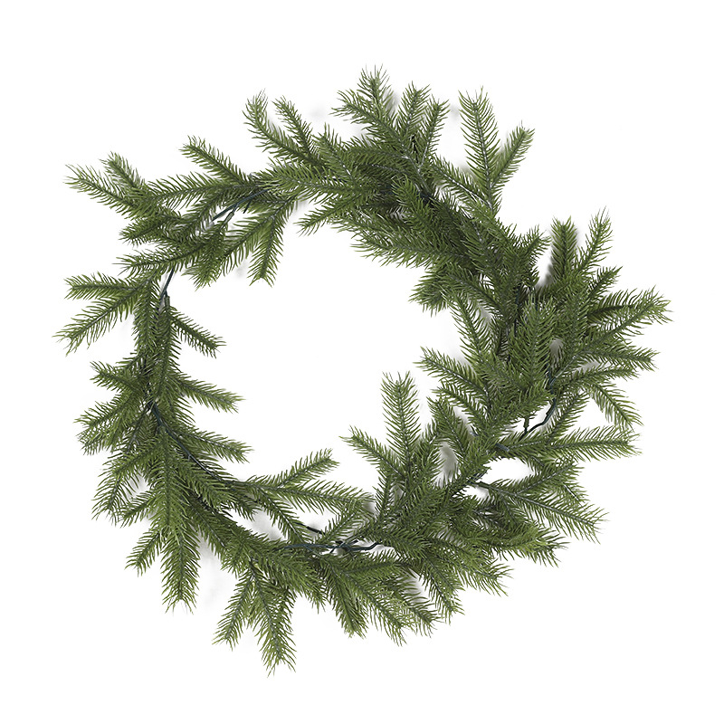 现代仿真绿植藤条装饰品 花园椅子环绕藤条装饰 自编花环藤蔓产品图