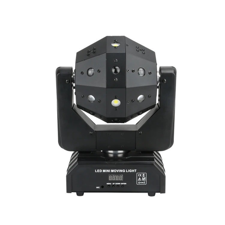 Factory direct sales of 16 120w three-in-one moving head lights, dance table lamps, beam rotating laser flashing lights, bar, ktv, nightclub atmosphere rendering, large-scale music festival event light beams, and dance lights full figure