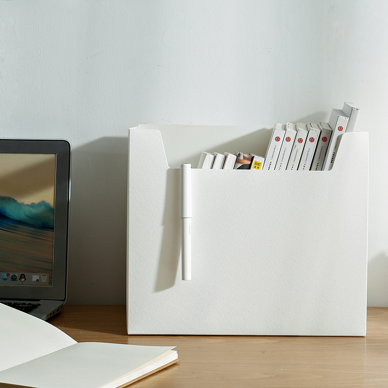 Office book organization box, pp plastic imitation leather multi-functional stationery and sundries desktop storage box, storage PP material Office book organization box, pp plastic imitation leather multi-functional stationery and sundries desktop storage box, storage PP material