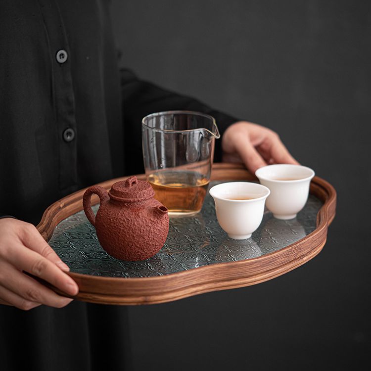 木托盘/竹木/木质茶盘/盘子木/木制托盘细节图