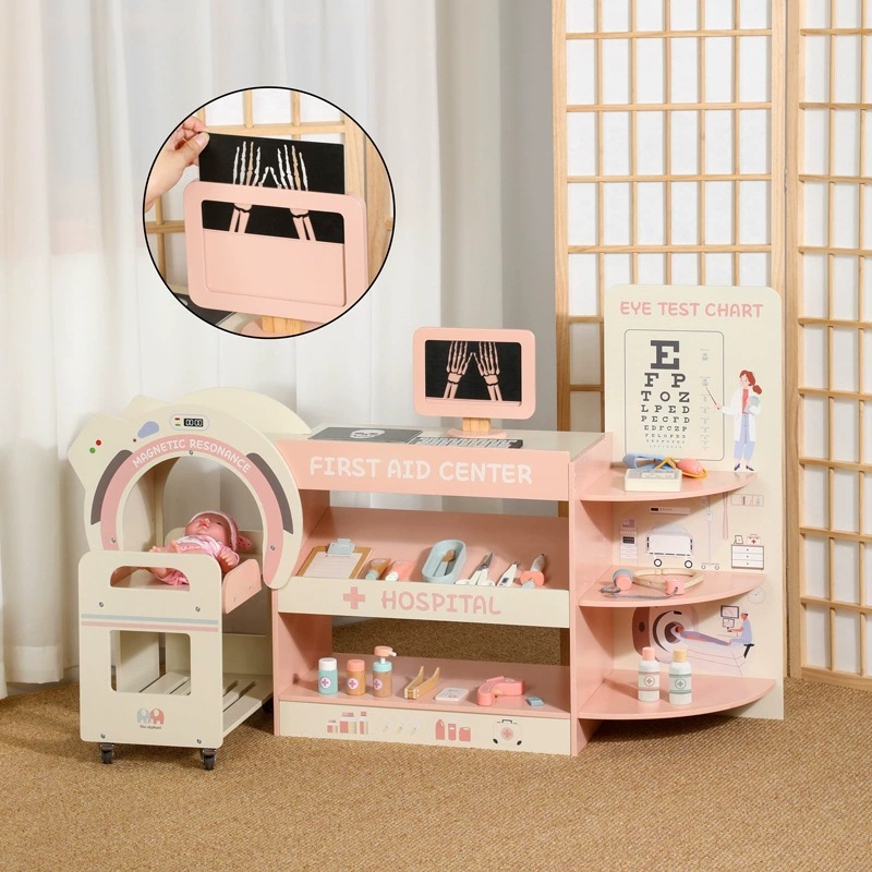 儿童过家家角色扮演小护士打针急救中心玩具医疗诊所大型玩具