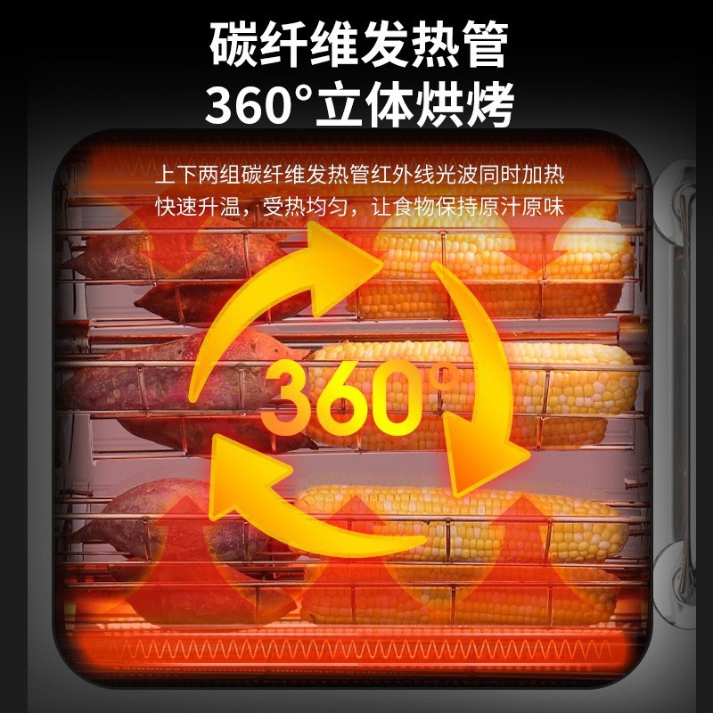 Commercial sweet potato roasting machine, mobile stall roasting equipment, fully automatic electric heating and gas optional, sweet potato and corn roasting integrated machine details Picture