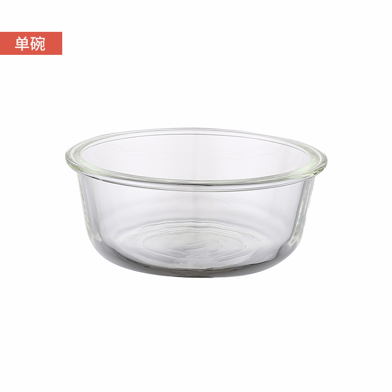 Cat bowl, glass high-legged cat bowl, slanted mouth to protect the cervical vertebrae, drinking water cat food basin, transparent dog pet easy to clean, double bowl Item Picture