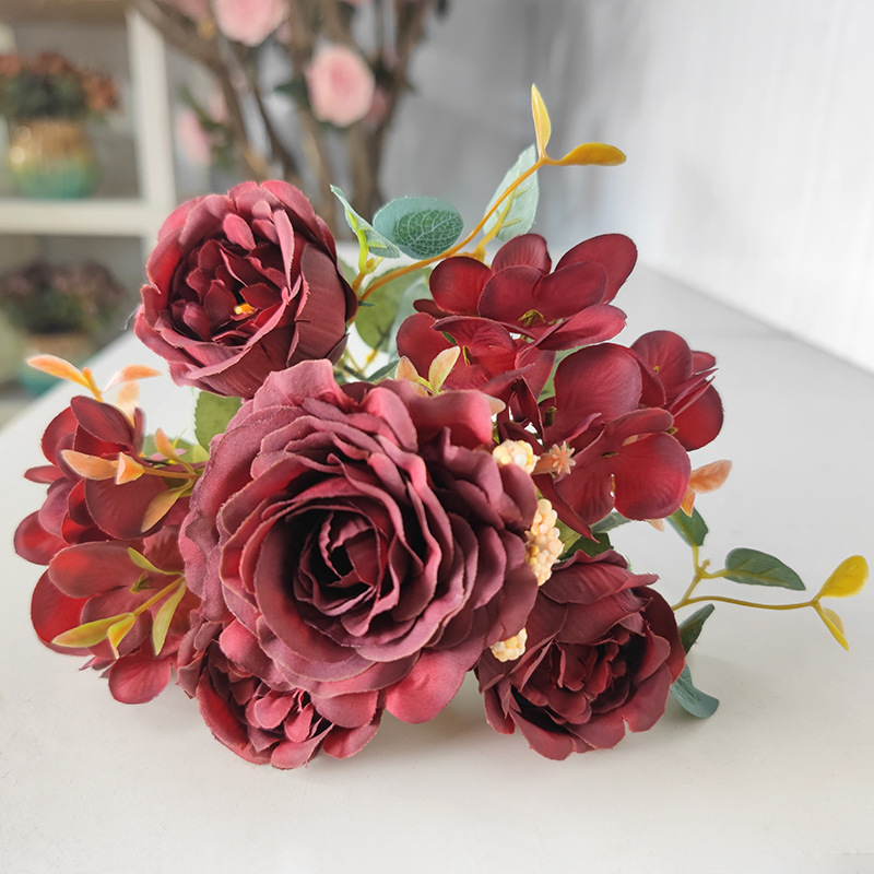 婚鞋盒高颜值备婚摆件婚礼鞋盒花装饰婚房婚鞋假花铁盒鞋架