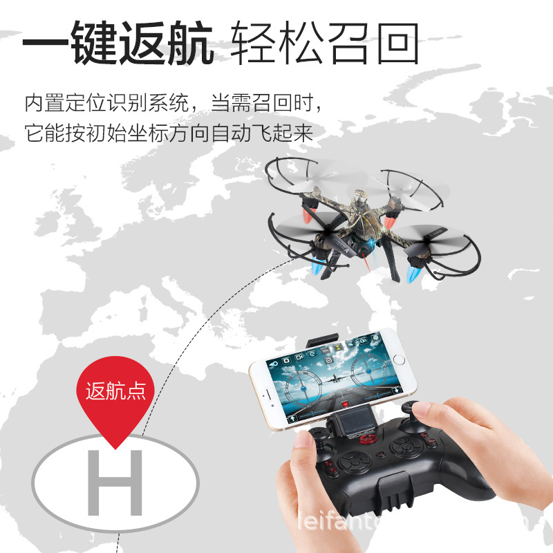 Cross-border PVC material shockproof camouflage graffiti quadcopter fixed-height drone Application Scenario