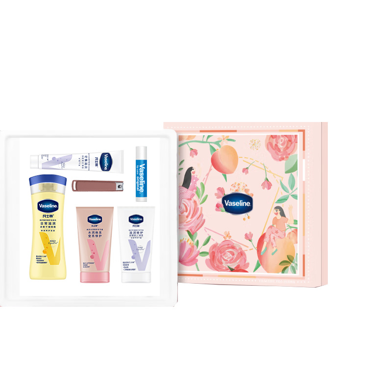 Vaseline Moisturizing Repair Set, Hand Cream, Body Lotion, Lip Balm, Hydrating Gift Box, Spring Festival and Mother's Day Gift Item Picture