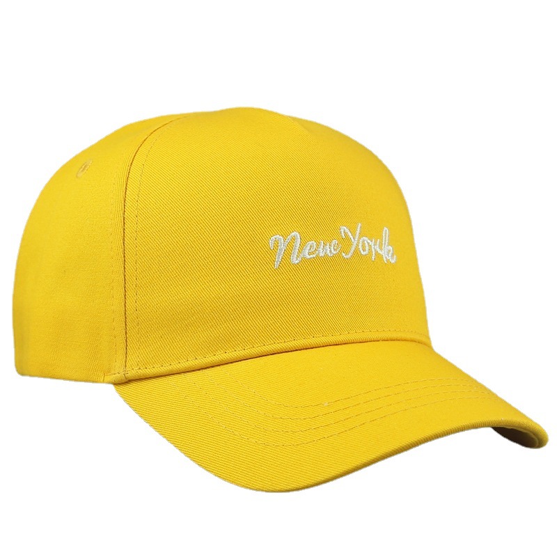 Wholesale children's caps from the cap factory: solid-color cotton embroidered sunshade, cute printed hip-hop caps, spring and summer mesh fabric breathable baseball caps Item Picture