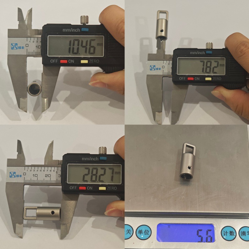 New 8mm mobile phone lanyard, metal alloy pearl color square door latch spring ring, ear bucket five-piece set Application Scenario