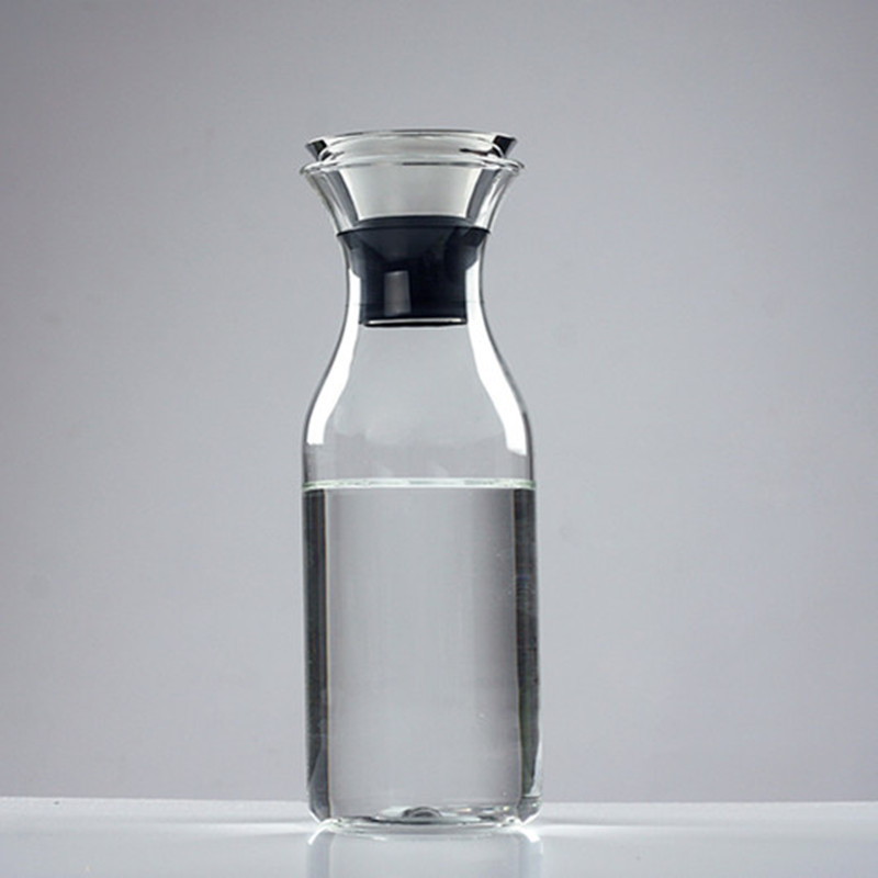 Danish solo glass water cooler, heat and cold water cooler, large-capacity juice jug, glass water jug, creative Specification image