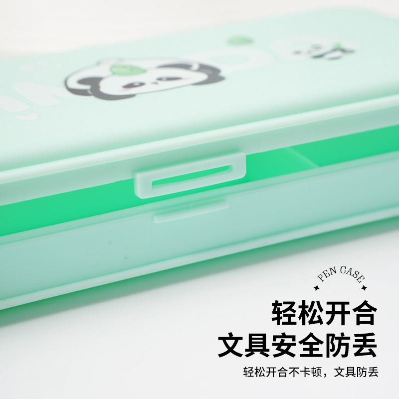 笔袋多功能塑料diy奶油胶小学生铅笔盒笔盒文具儿童文具盒大容量细节图