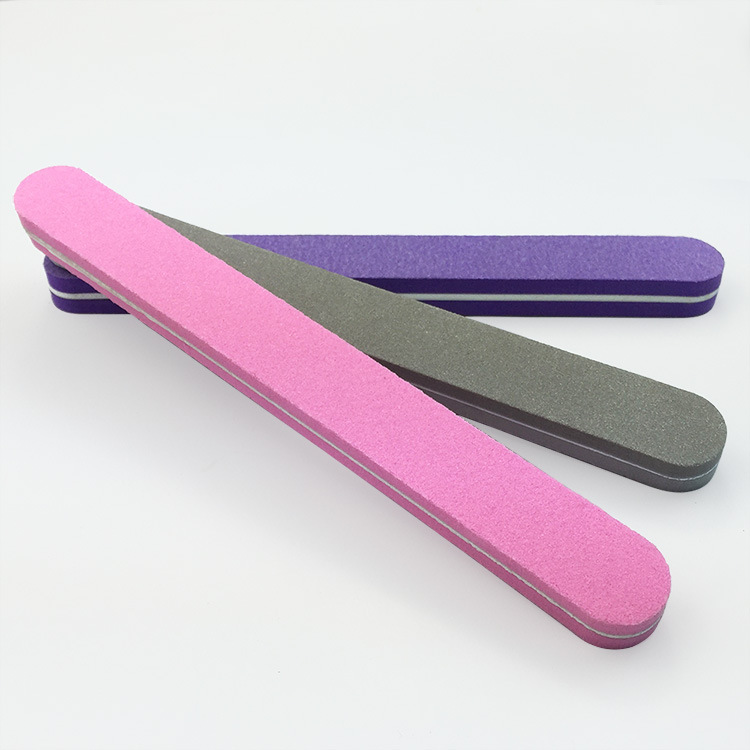 Straight sponge file for printing, high-elastic cotton, double-sided nail polish file, nail art tool, shaping strip Application Scenario
