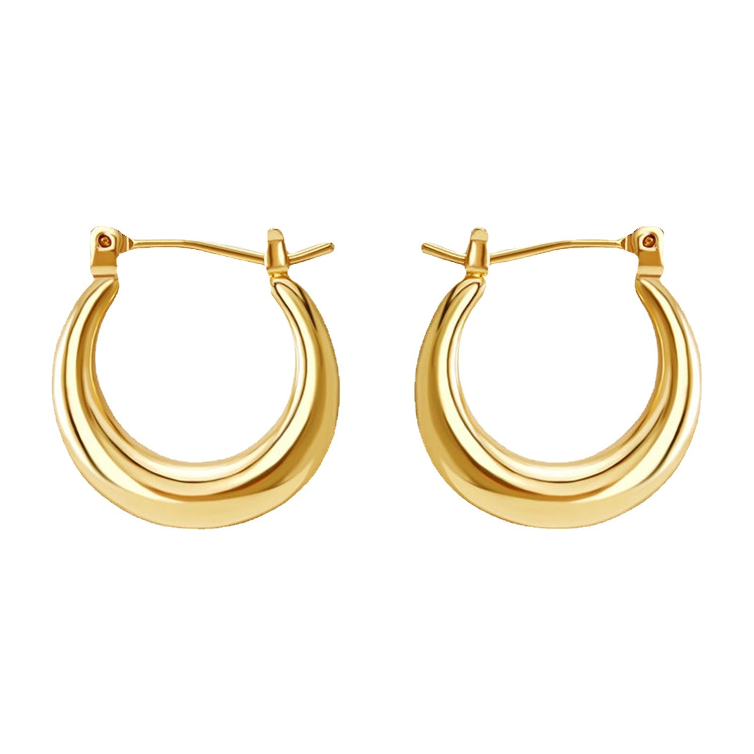 European and American cross-border metal classic retro earrings on Instagram, cold and niche, high-end earrings for ladies, wholesale for women Item Picture