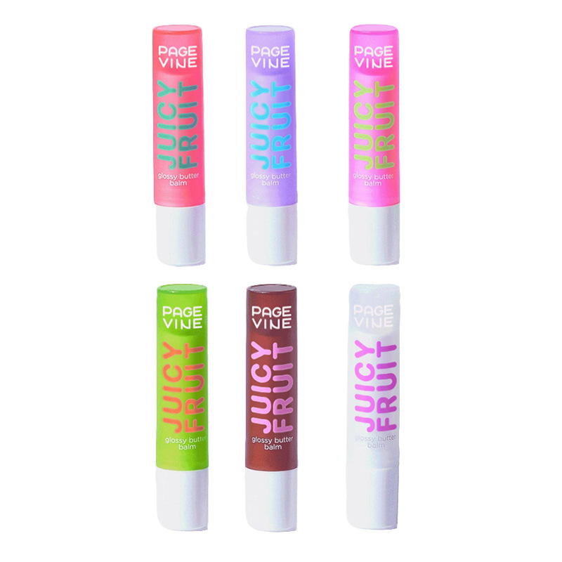 唇膏/Bioaqua/草莓唇膏/sadoer/润唇膏儿童白底实物图