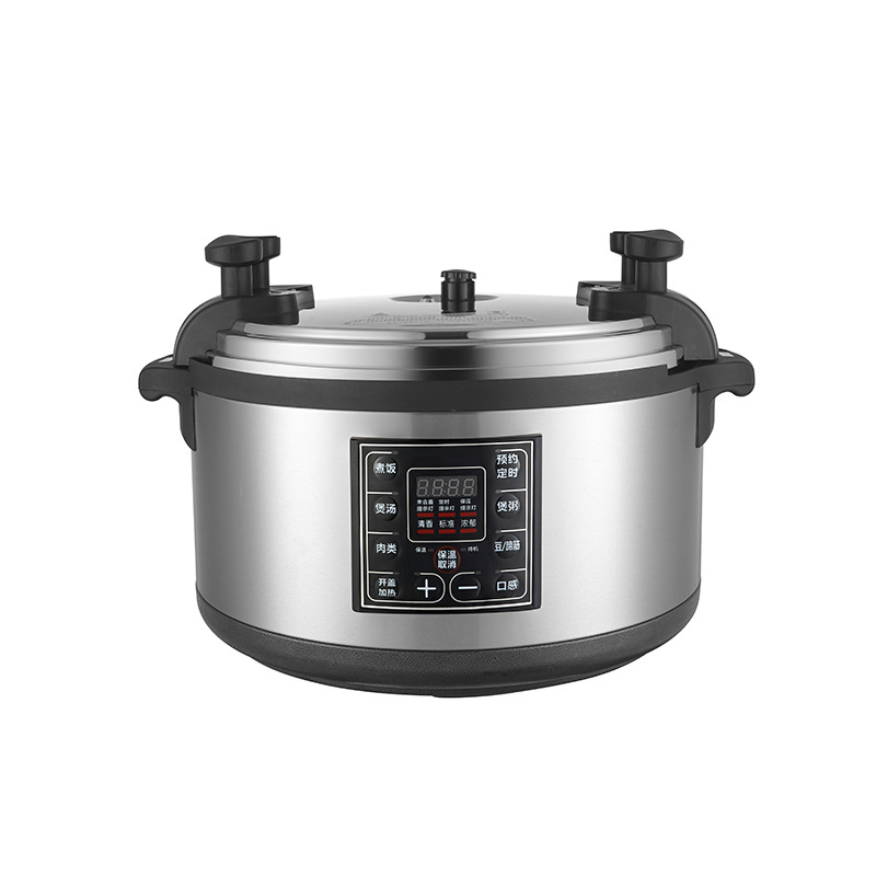 The commercial electric pressure cooker for restaurant chains has a large capacity of 15L-40L, is intelligent and can be used for multiple purposes in one pot, catering to 16-60 people Item Picture