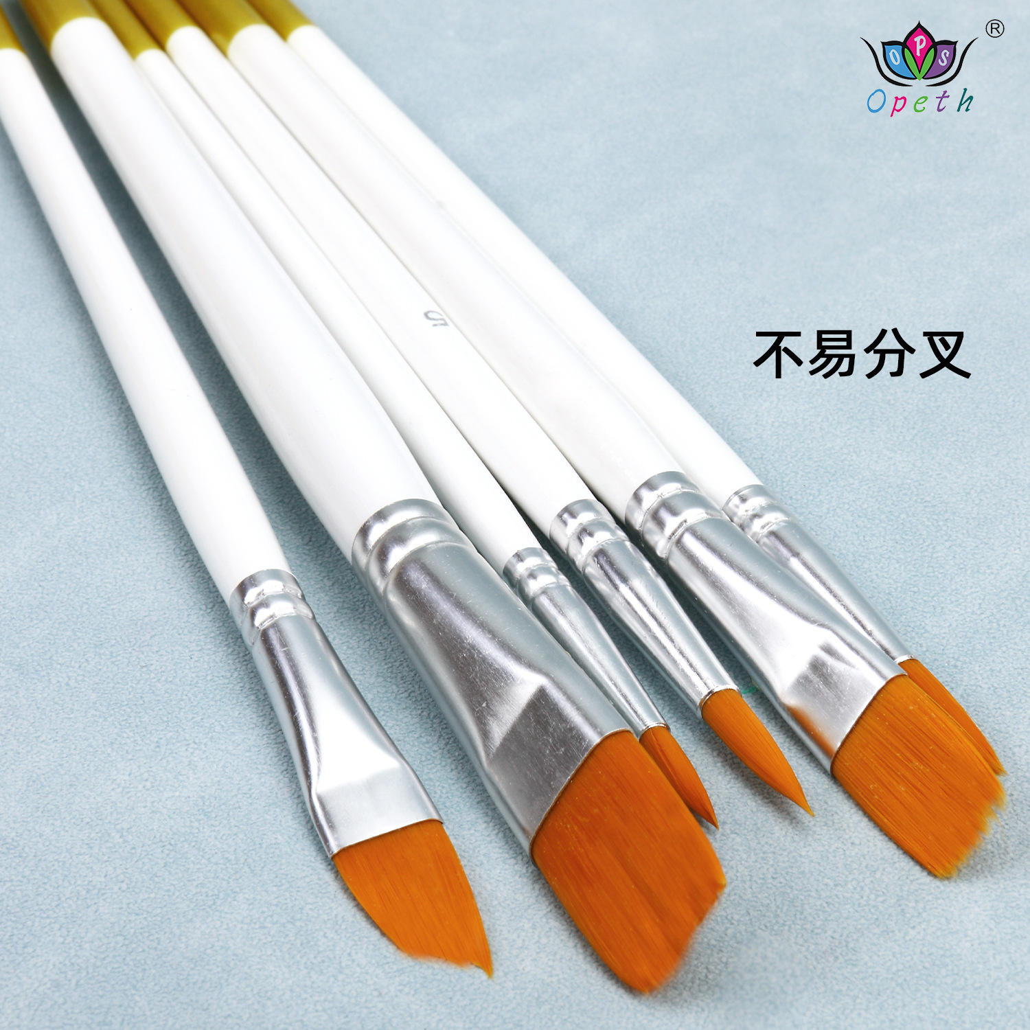 Wholesale of 6-piece white oil painting brushes, cross-border art painting brushes, nylon brush brushes, gouache and acrylic paint brushes Application Scenario