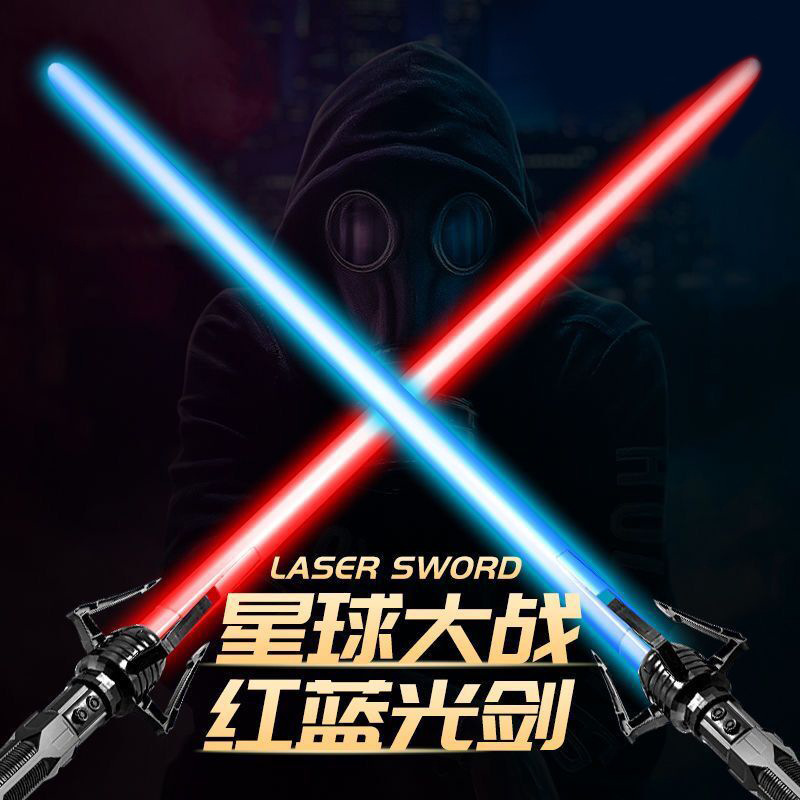 激光剑二合一发光玩具批发夜市地摊货源星球大战刀剑玩具发光剑产品图