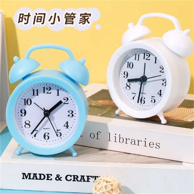 闹钟/挂钟/USB充电式小闹钟/闹钟时钟/时钟夜产品图