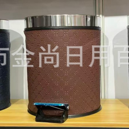 复古风家用脚踏垃圾桶2025新款厨房卫生间客厅卧室商用脚踏式纸篓