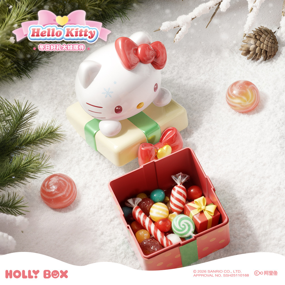 Authentic Sanrio HelloKitty Christmas and Winter gifts for big kids, HelloKitty figurines for storage Application Scenario