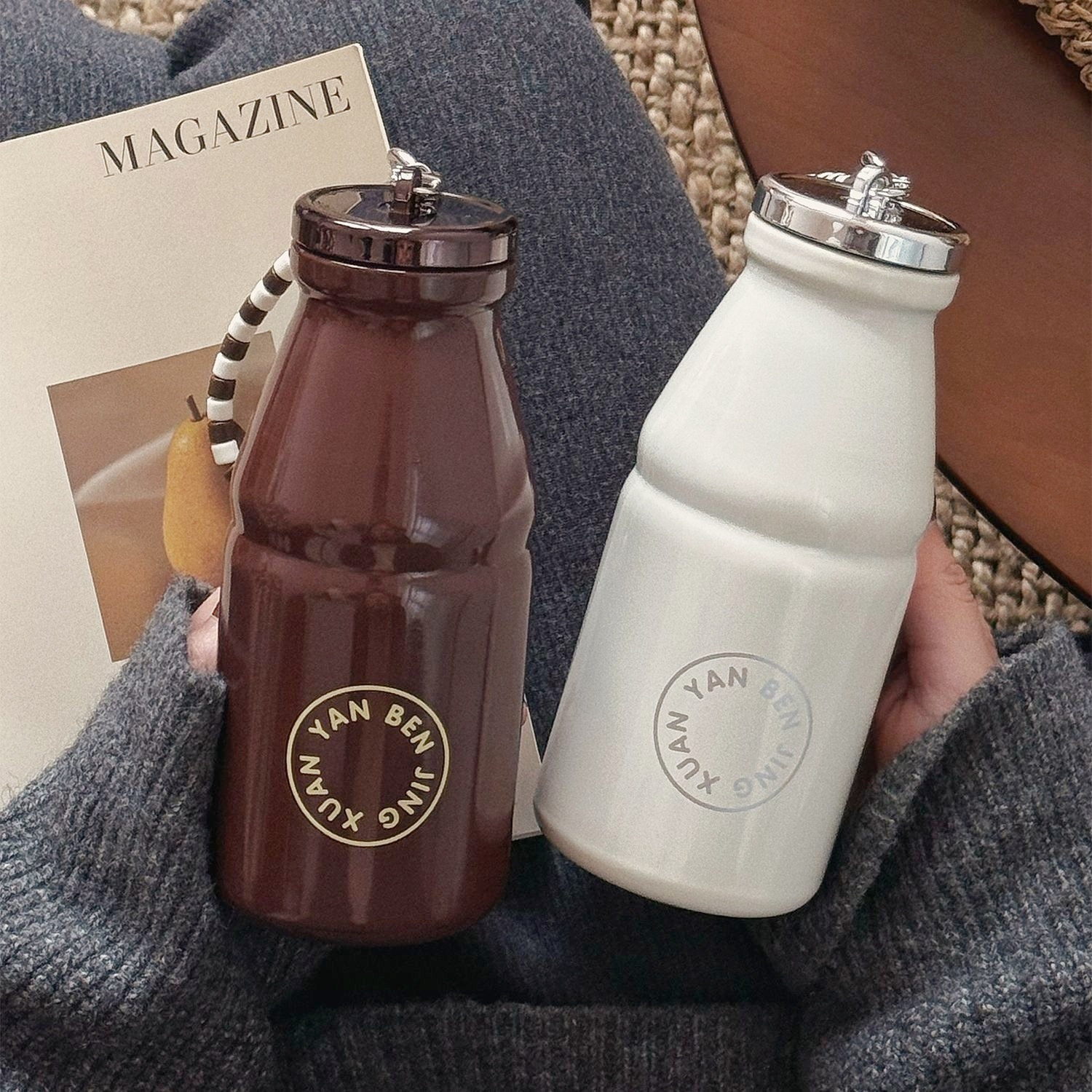 杯子/陶瓷杯/陶瓷/圣诞北欧陶瓷杯/陶瓷杯子细节图