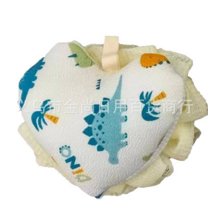 Cartoon hanging bath towel, bath ball, scrubbing bath towel, bath ball, girl's back rubbing foaming magic tool, bath flower bath ball Item Picture