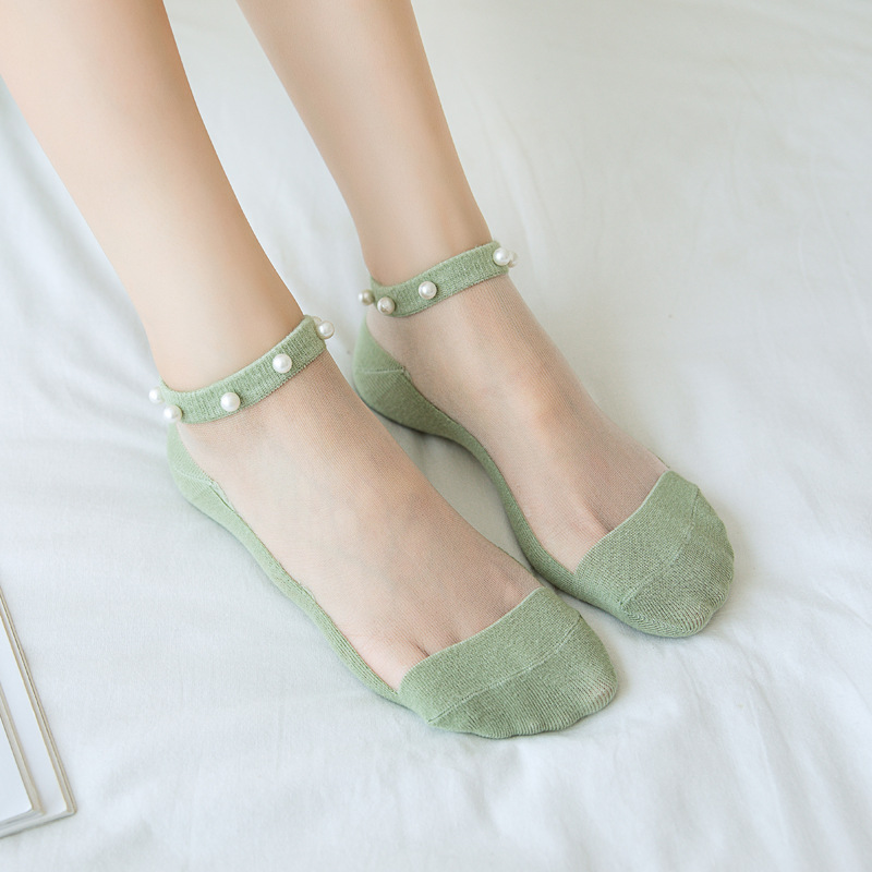 袜子批发/袜子/跑步袜英文/短袜/地板袜白底实物图