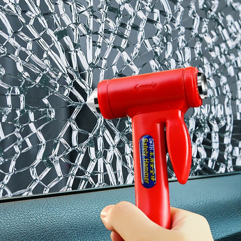 Wholesale of automotive supplies: Vehicle-mounted safety hammers, life-saving hammers, escape window-breaking hammers, vehicle emergency escape LW-721 Specification drawing