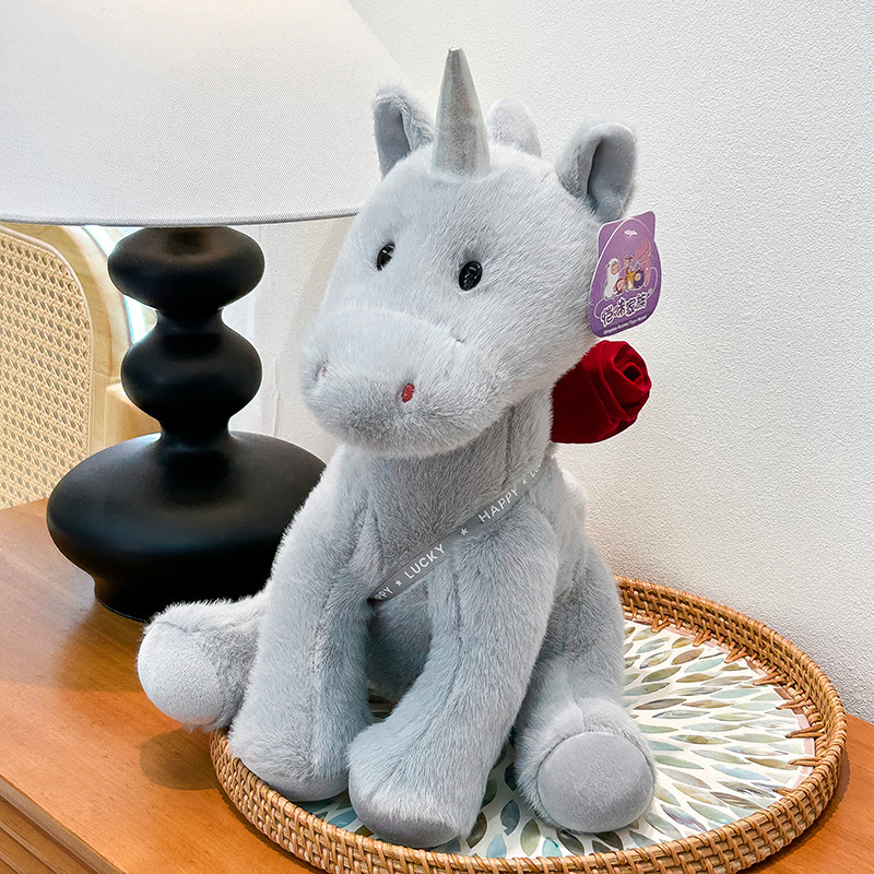 Lindo muñeca de unicornio comercio exterior al por mayor lindo juguete de peluche de dibujos animados nuevo estilo sentado muñeca de unicornio Application Scenario