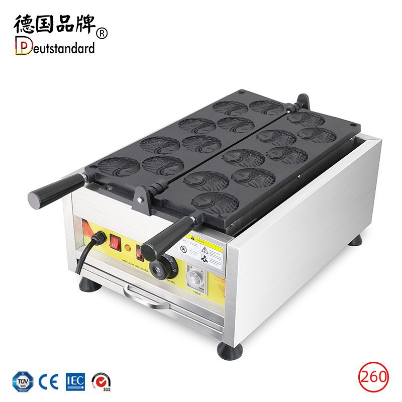 Commercial cartoon-shaped waffle machine, fully automatic electric heating pancake machine for popular street vendors, snack equipment manufacturer Item Picture