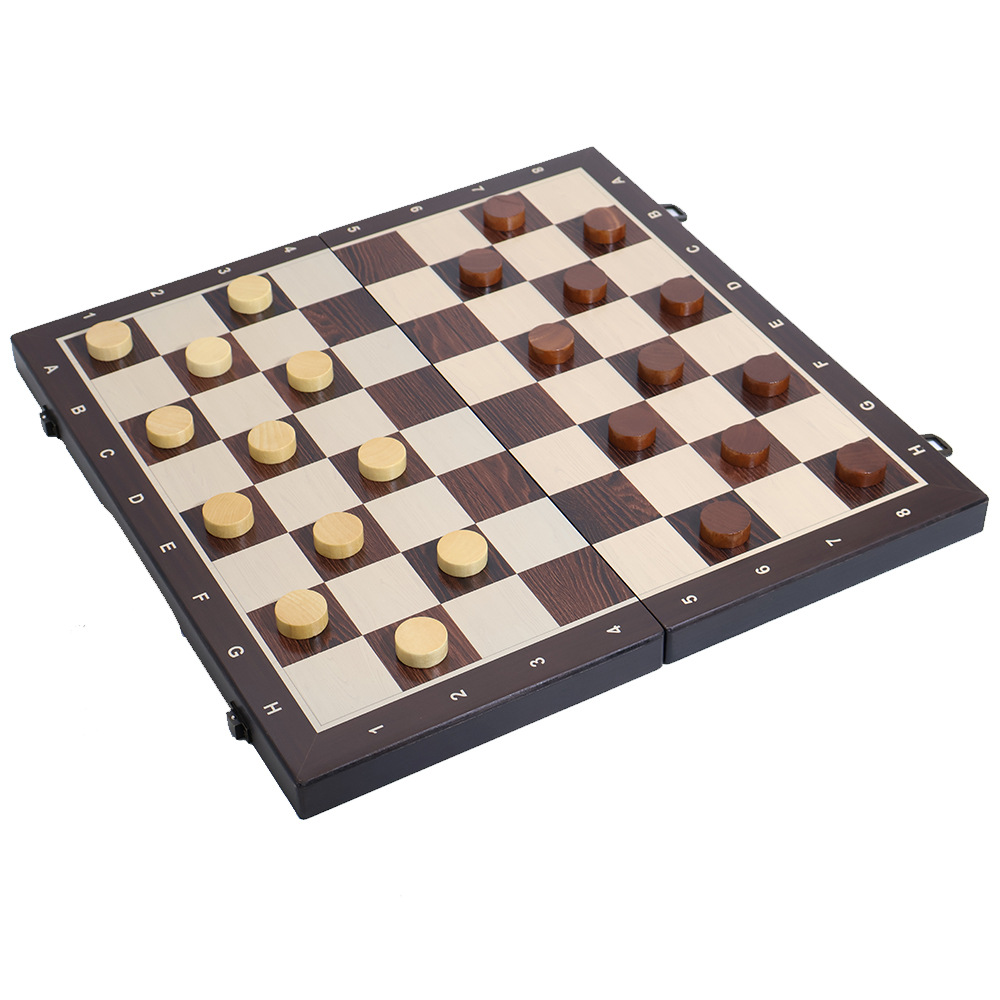 Two-in-one magnetic chess portable tabletop game toy cards in multiple sizes, direct sales and wholesale from cross-border manufacturers Specification image