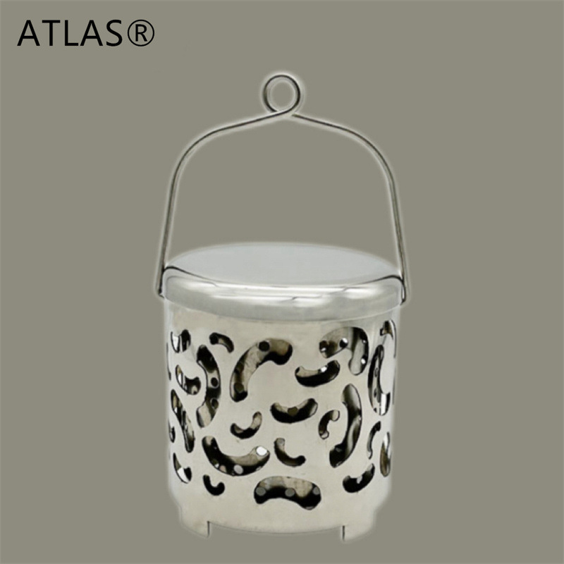 Stainless steel outdoor heating stove, portable gas stove, heating cover, convenient with handle, multi-functional camping infrared Application Scenario