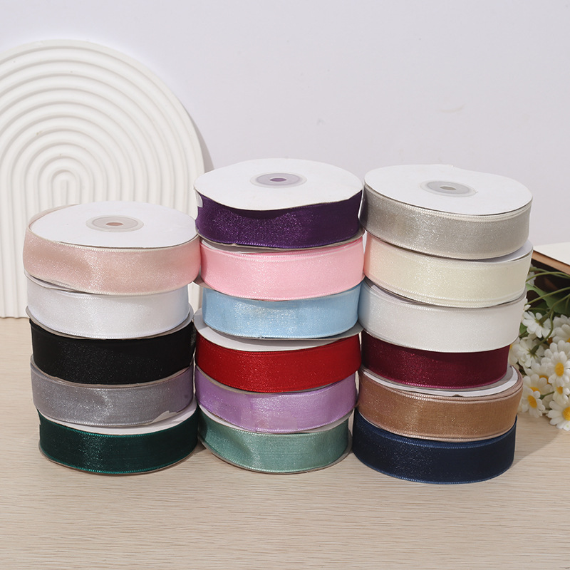 Wholesale of pearl yarn gift packaging, bows, clothing, shoes, hats, accessories, flowers, fruits, baking ribbons, lace, large rolls details Picture